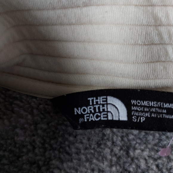 The North Face jacket with Sherpa fleece lining Cream And Gray Size Small - Picture 3 of 7